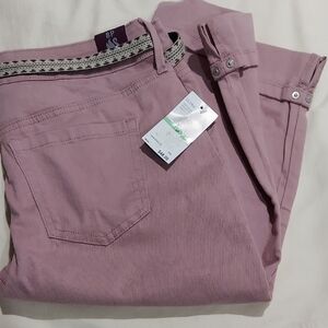 Purple Pants with Belt